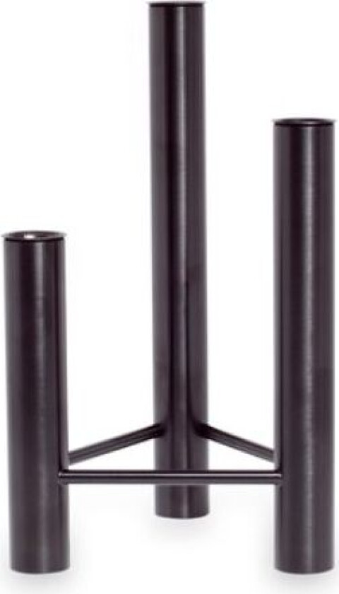 VISTA vase og lysestake Black