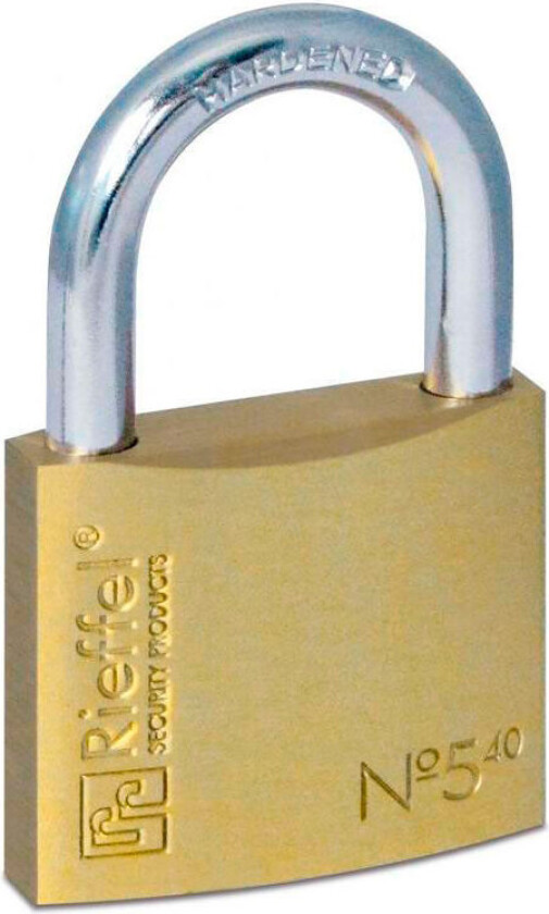 Hengelås 40mm (nr. 5) Rieffel 5/40