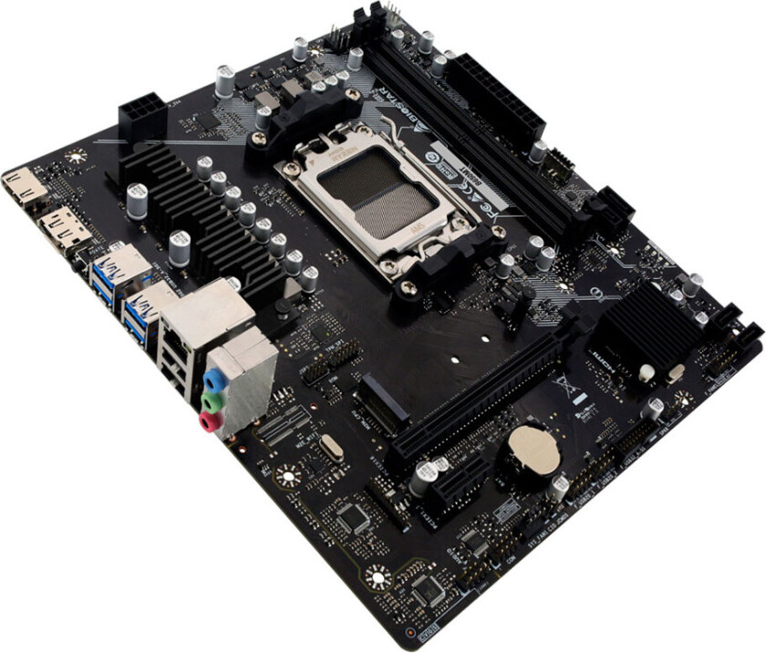 Biostar B650MT hovedkort, AMD AM5, DDR5 Micro-ATX