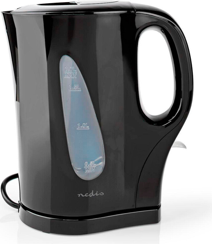 Vannkoker (1,7 liter) Svart - Nedis