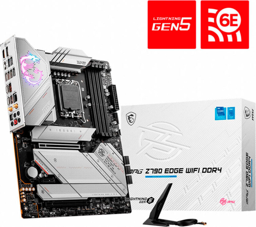 Msi Mpg Z790 Edge Wifi Ddr4 S-1700 Atx Atx Hovedkort