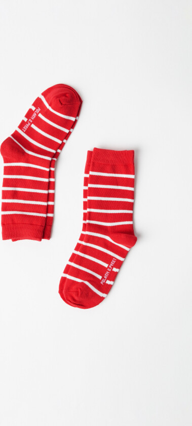 2-pakning stripete sokker 22 24