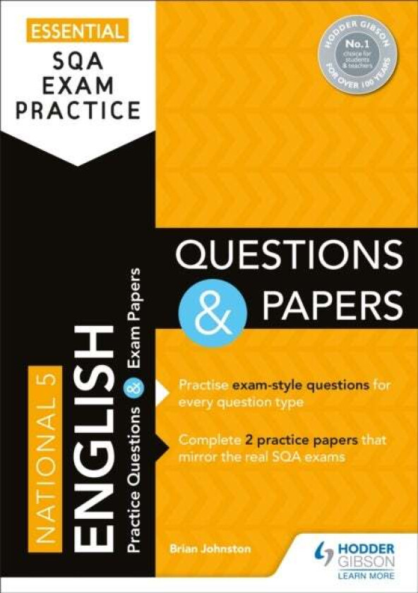 Essential SQA Exam Practice: National 5 English Questions and Papers av Brian Johnston