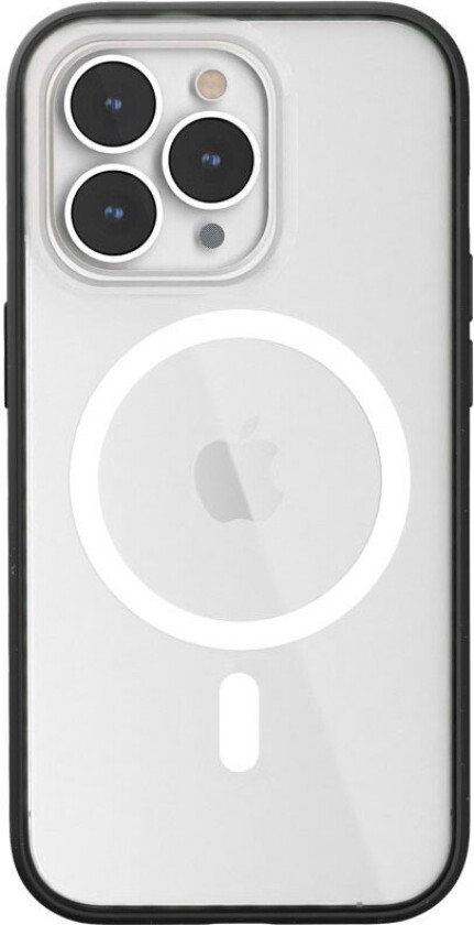 Woodcessories iPhone 14 Pro Max-deksel (MagSafe) Gjennomsiktig/Sort