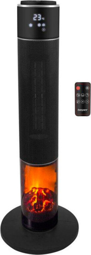 Beper P203TER100 Tårn Varmevifte Keramisk (2000W) Svart