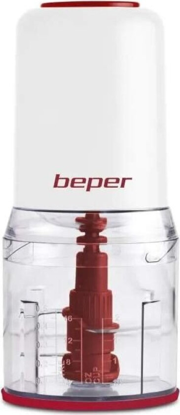 Beper BP552 Minihakker 500ml (400W) Hvit/rød