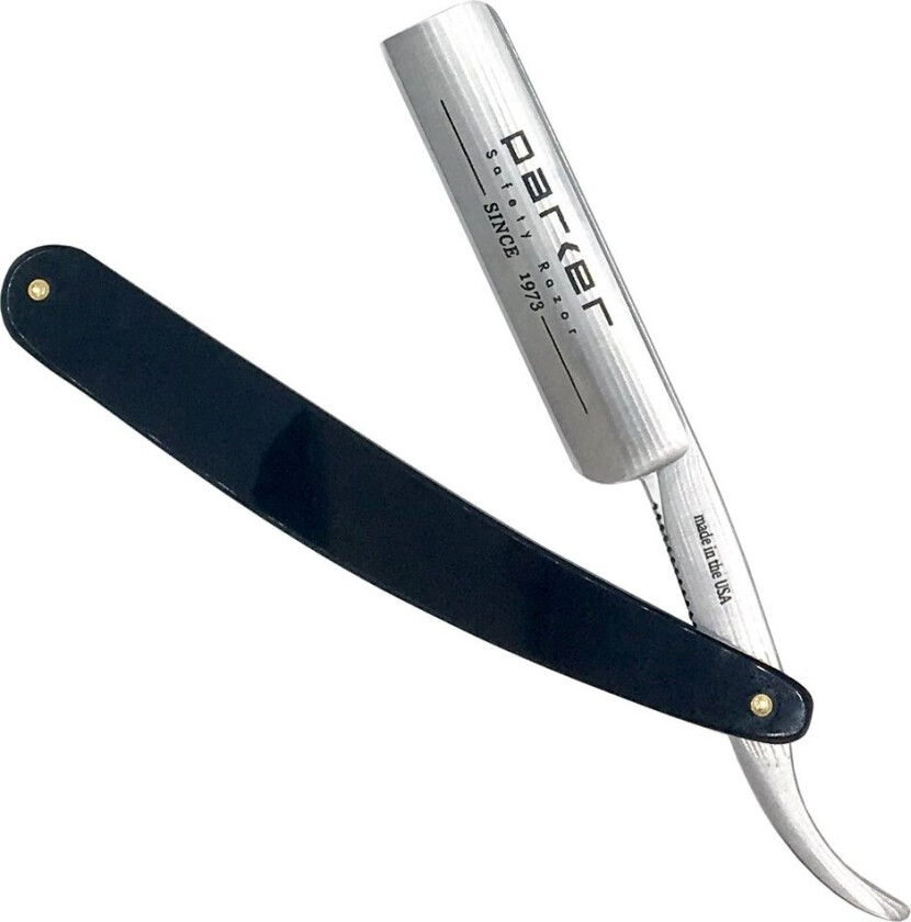 Premium Straight Razor Black Acrylic Scales