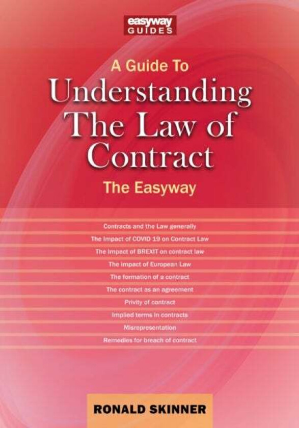 A Guide To Understanding The Law Of Contract av Ronald Skinner