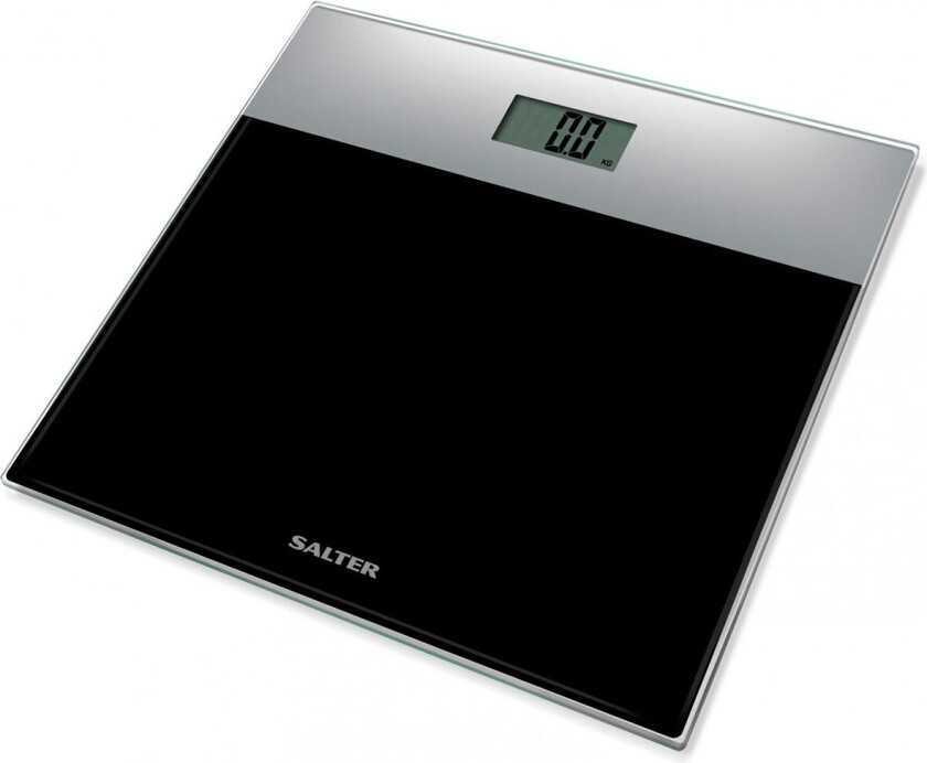 Salter 9206 SVBK3R Elektronisk Badevekt Glass (180kg) Svart