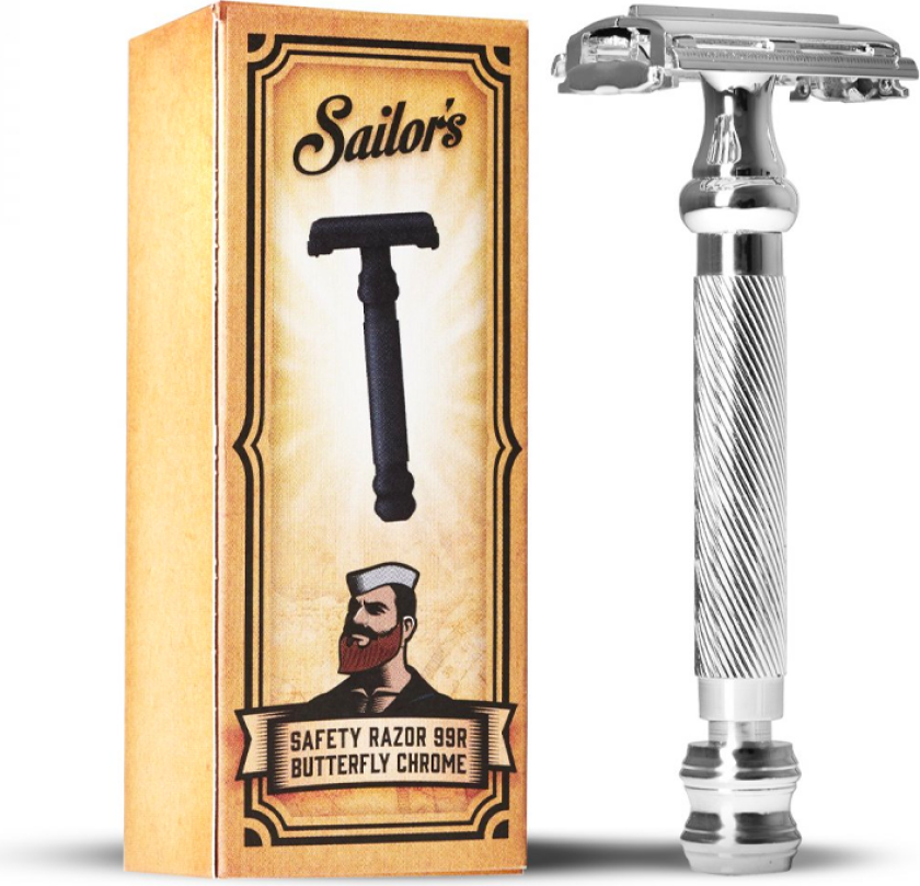 Safety Razor Butterfly Chrome Finish 99R