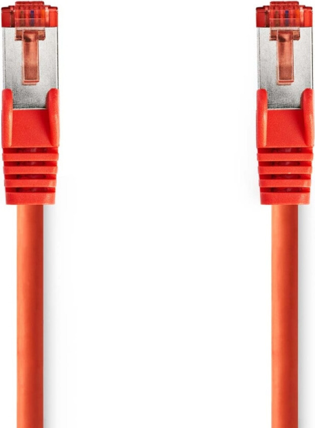 Bilde av CAT6 Nettverkskabel | RJ45 Han | RJ45 Han | S/FTP | 0.15 m | Rund | LSZH | Rød | Label