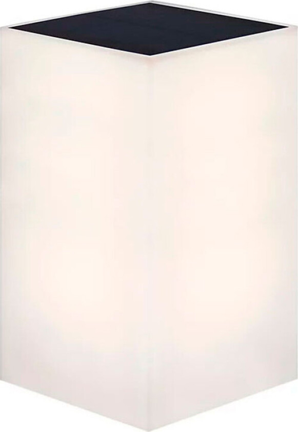 Ny Garden Wally Vegglampe m/solcelle - 500lm/4000K (12x12x18cm)