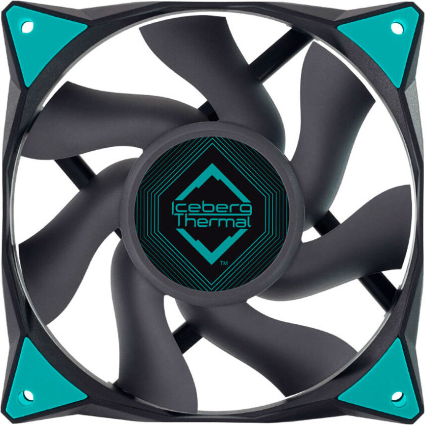 Iceberg Thermal IceGALE PC-vifte (1850RPM) 120mm - Svart