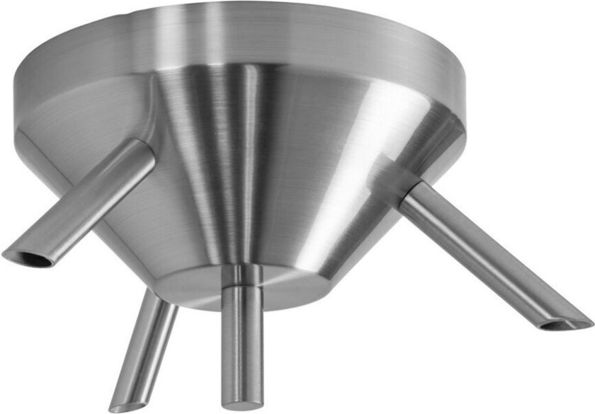 Airam Takskål t/3 ledninger - 15cm (børstet stål)