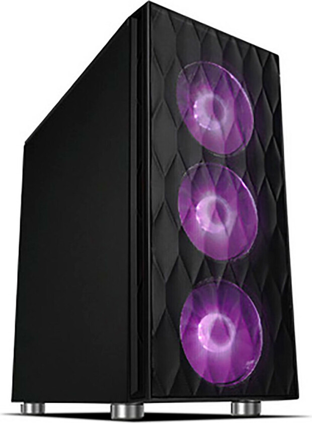 Cooltek CT ER PC-skap m/RGB (ATX/Micro-ATX/Mini-ITX)