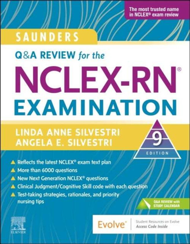 Saunders Q & A Review for the NCLEX-RN (R) Examination av Linda Anne (Nursing Instructor University of Nevada Las Vegas Las Nevada Silvestri, Inc.