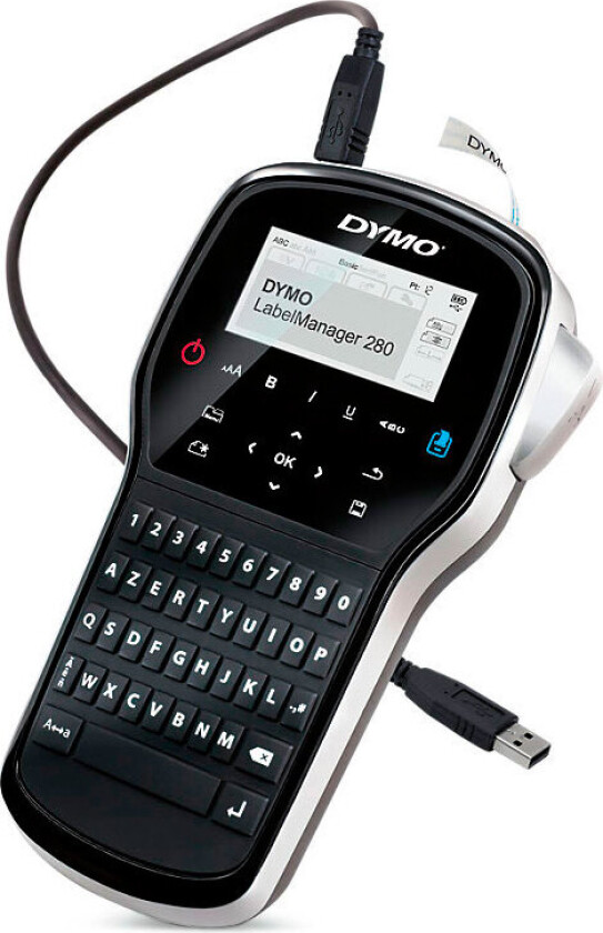 Dymo LabelManager 280 (6-12 mm D1-tape)