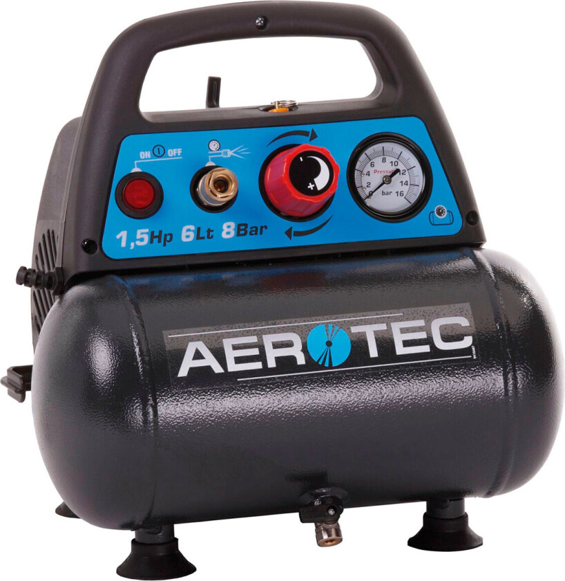 Aerotec Airliner 6 Trykkluftkompressor - 6 liter (8 bar)
