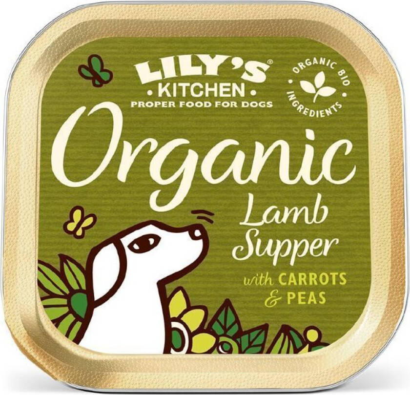 Organic Lamb Supper Våtfôr til hund 150 g