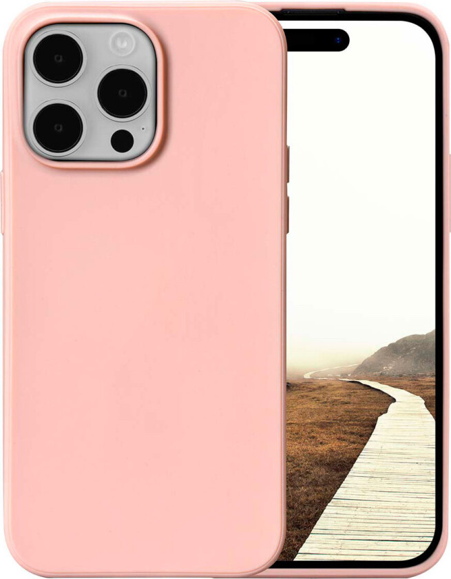 Dbramante1928 Greenland Cover iPhone 15 Pro (TPU) Rosa sand