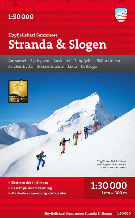 Høyfjellskart Sunnmøre: Stranda & Slogan