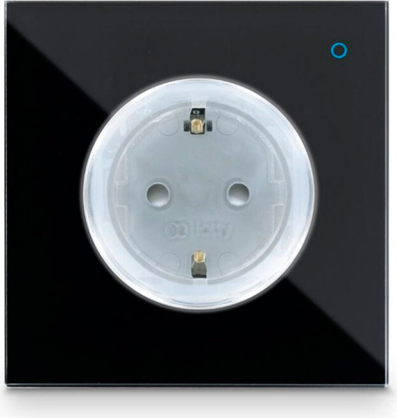 Iotty Smart-uttak (Google Home/Amazon Alexa/Siri/SmartThings) Svart