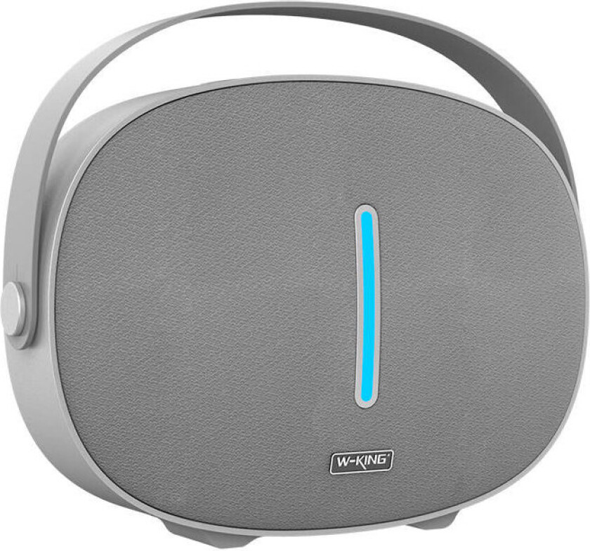 W-King T8 Bluetooth-høyttaler m/håndtak (30W) Sølv