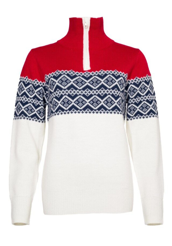 Hardanger Half Zip ullgenser L