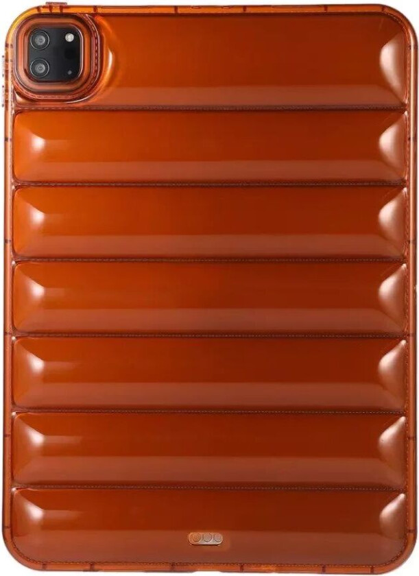iPad Pro 11" (2022 / 2021 / 2020 / 2018) Fleksibelt Plast Deksel - Riller - Gjennomsiktig / Brun