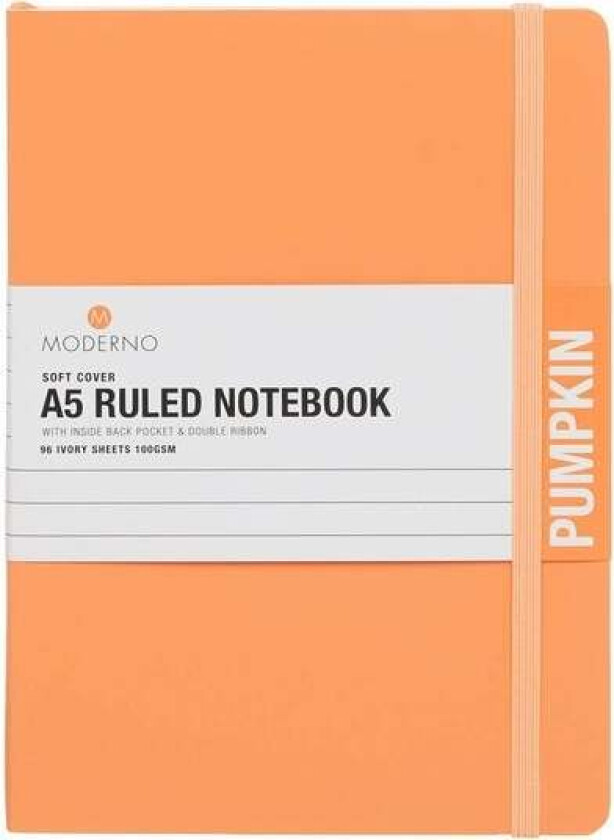 Notatbok Pumpkin A5 Myk Linjer