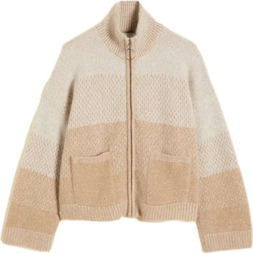 Bilde av Holzweiler Tine Knit Cardigan Cardigan Beige Mønster  female L