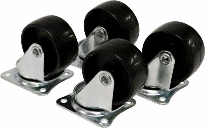 Svingbart møbelhjul (40mm) 4pk