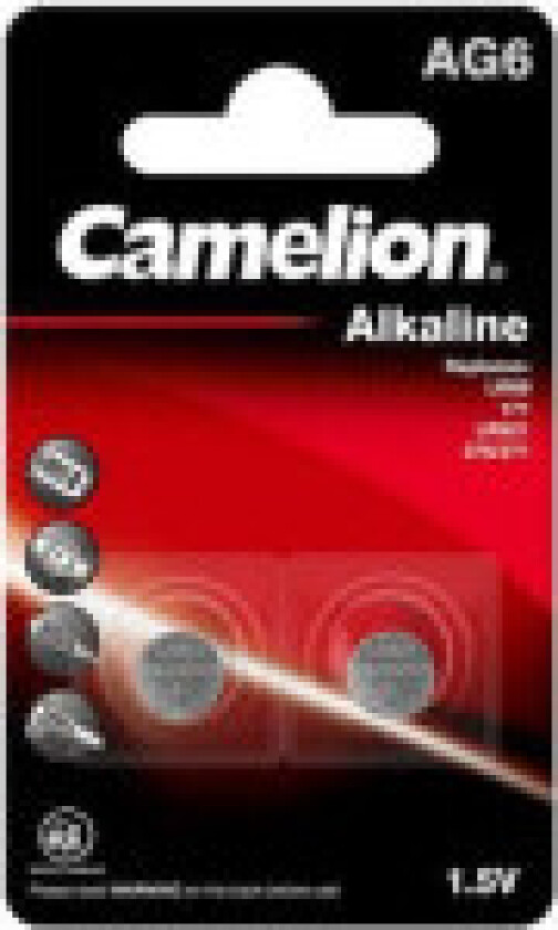 Camelion LR921/LR69/AG6 Knappcellebatteri 1,5V (alkalisk) 2pk