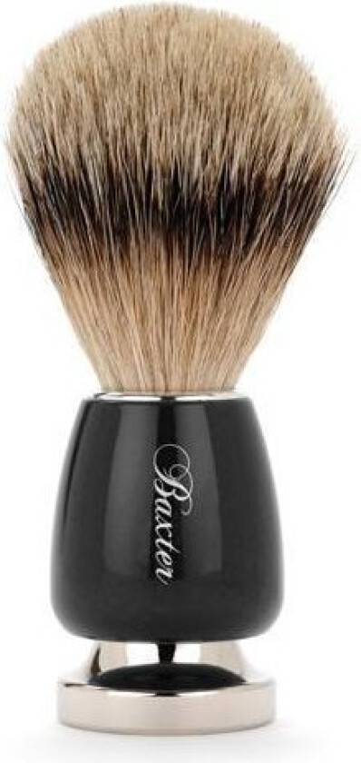 Black Silver Tip Shaving Brush