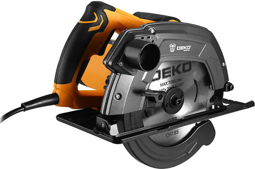 Deko Tools sirkelsag - 185 mm (1400W)