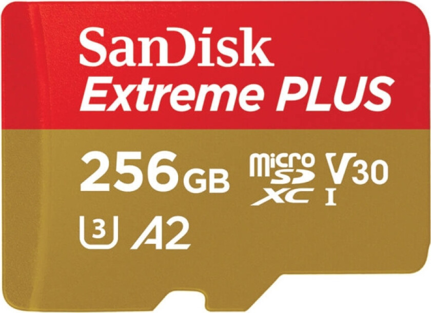 Sandisk Extreme Plus Micro-SD-kort 256 GB