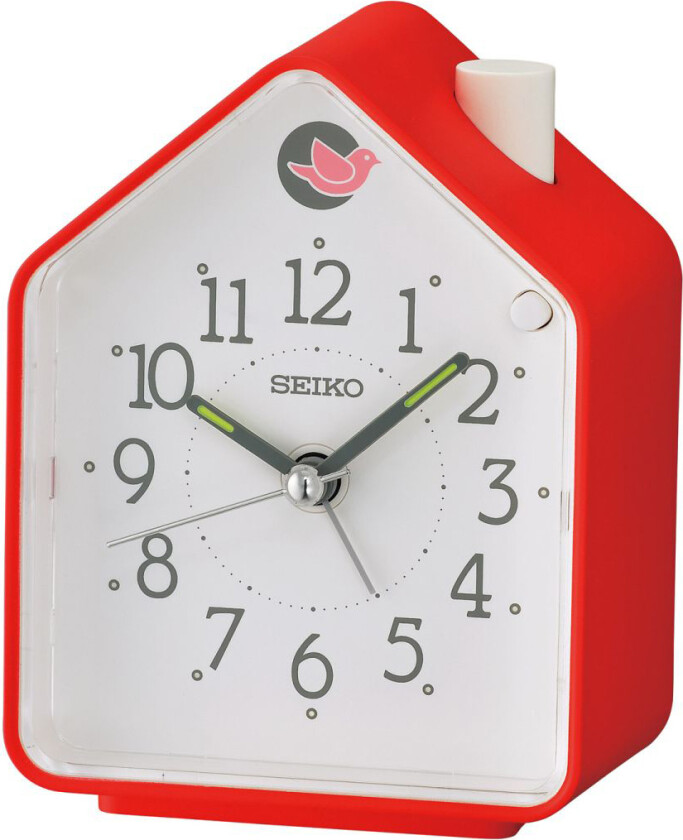 Alarm Clock with Bird Sounds QHP010R - - Rød - - -