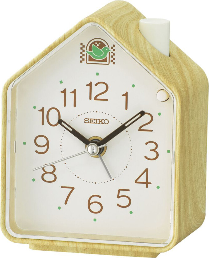 Alarm Clock with Bird Sounds QHP011A - - Brun Krem - - -