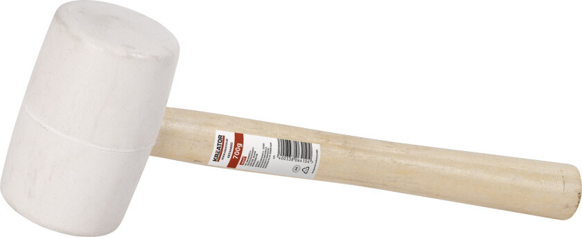Gummihammer hvit 900 gram