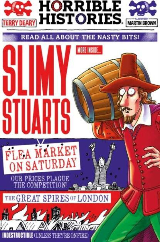 Slimy Stuarts (newspaper edition) av Terry Deary