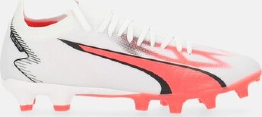 Ultra Match Fg/Ag Wn S, Puma White-Puma Black-Fire Orc, 39