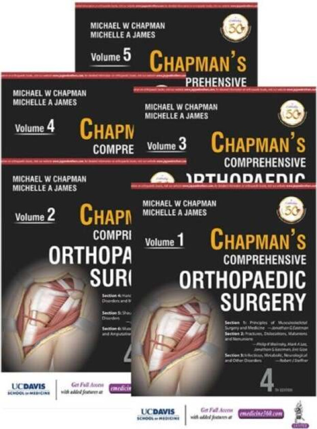 Bilde av Chapman's Comprehensive Orthopaedic Surgery av Michael W Chapman, Michelle A James