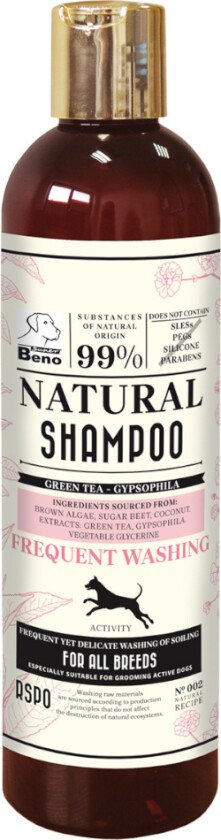 Natural Shampoo for hyppig vasking - Økonomipakke: 2 x 300 ml
