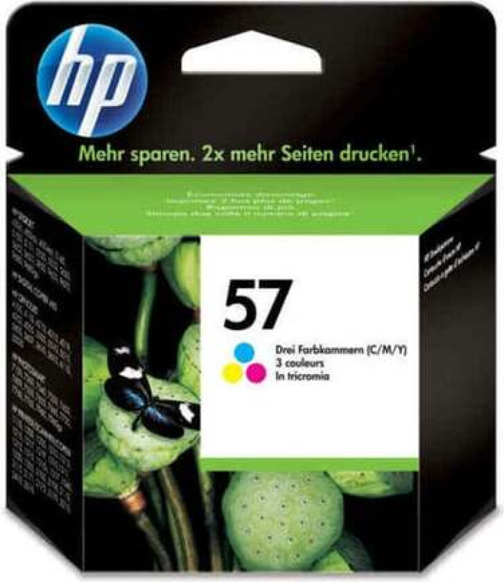 Original blekkpatron HP 57 Tricolor