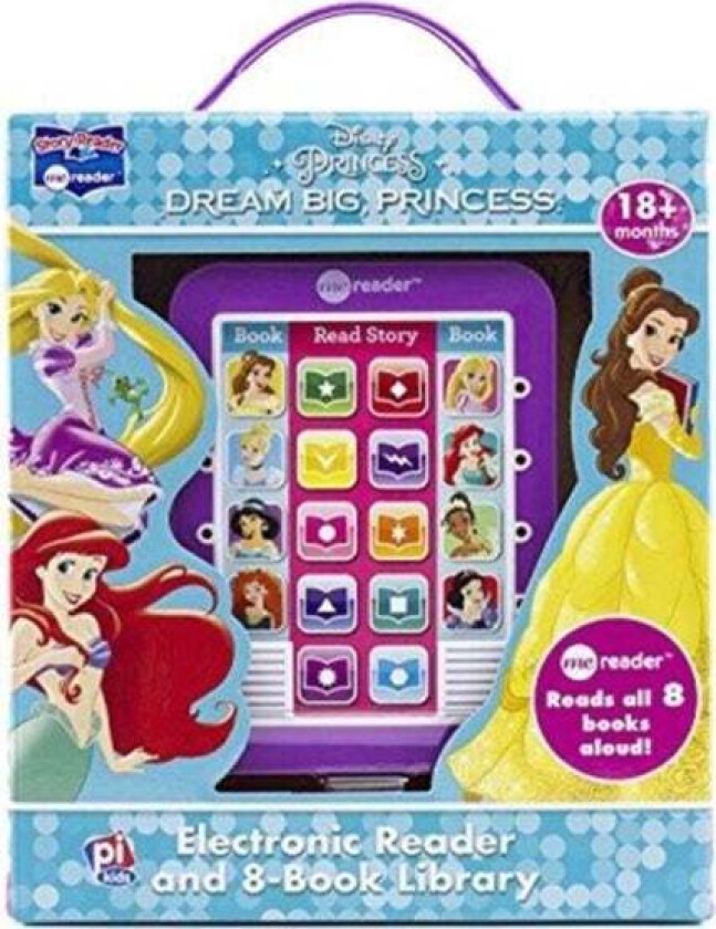 Disney Princess: Dream Big, Princess Me Reader Electronic Reader and 8-Book Library Sound Book Set