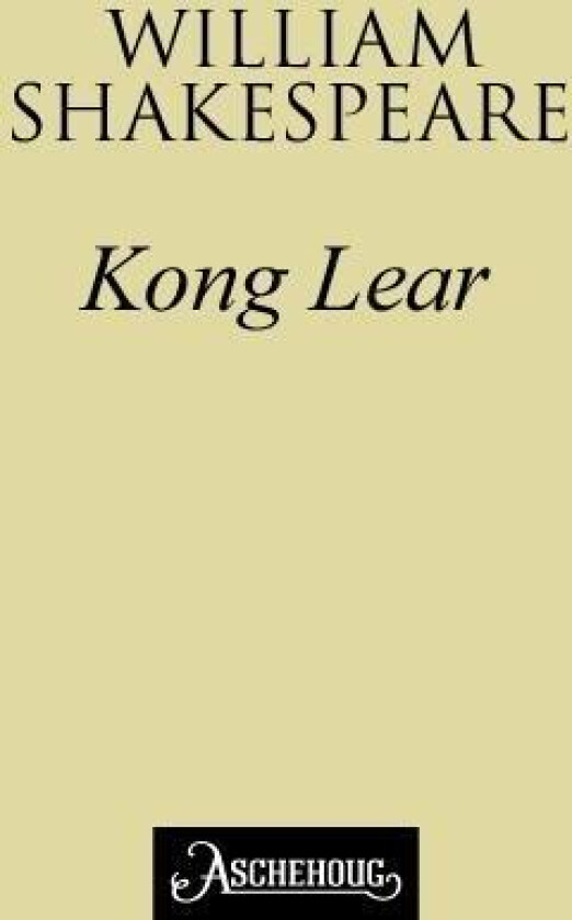 Kong Lear av William Shakespeare