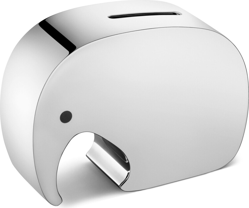 Miniphant sparebøsse 6x8,7 cm Rustfritt stål