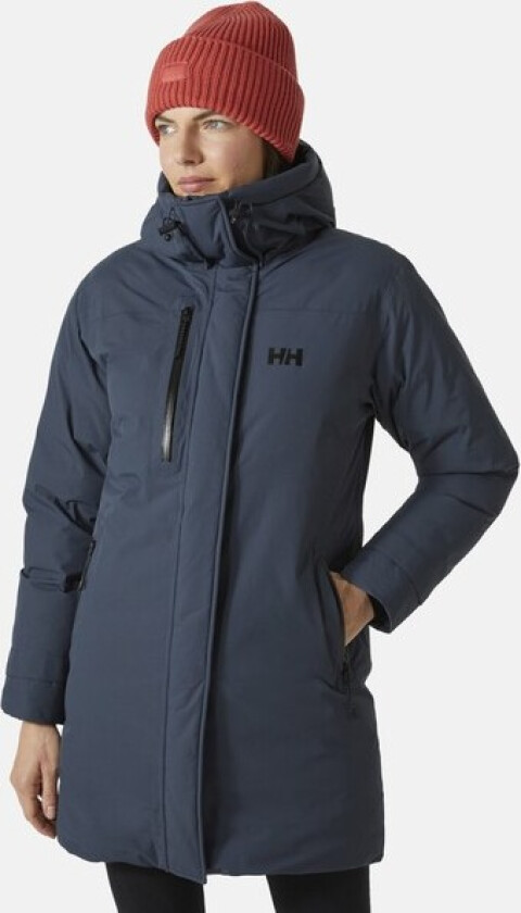 Adore Helly Tech Parkas Dame Blå L RødL