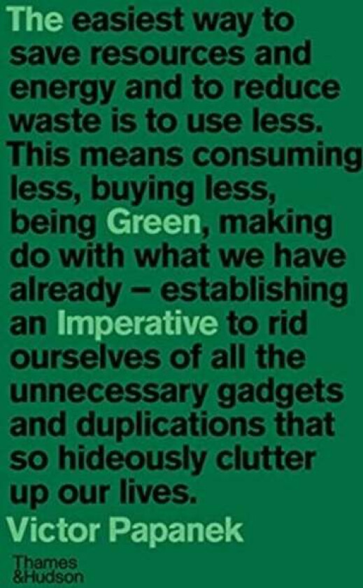 The Green Imperative av Victor Papanek