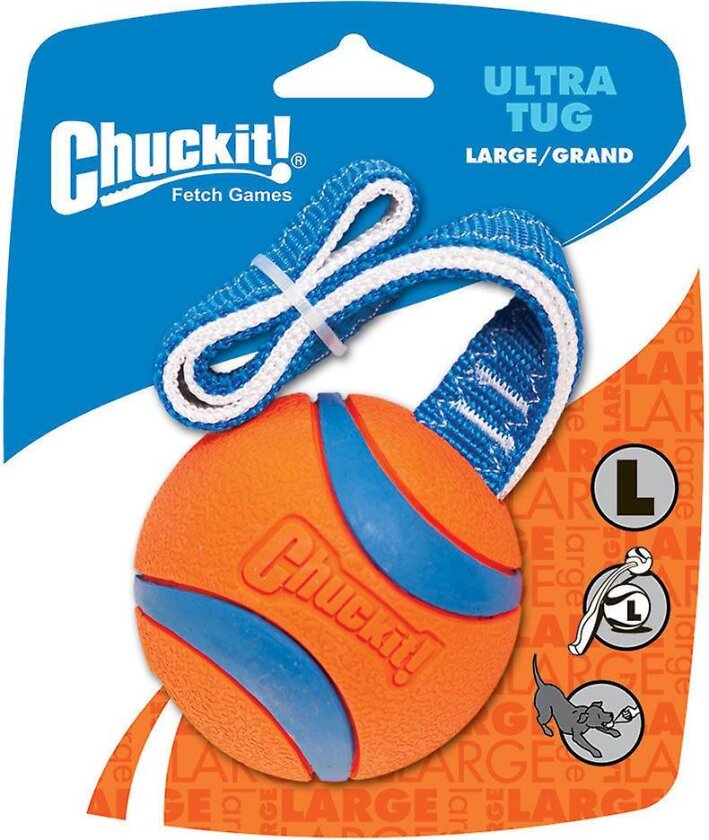 CHUCKIT! Ultraball på tau, L